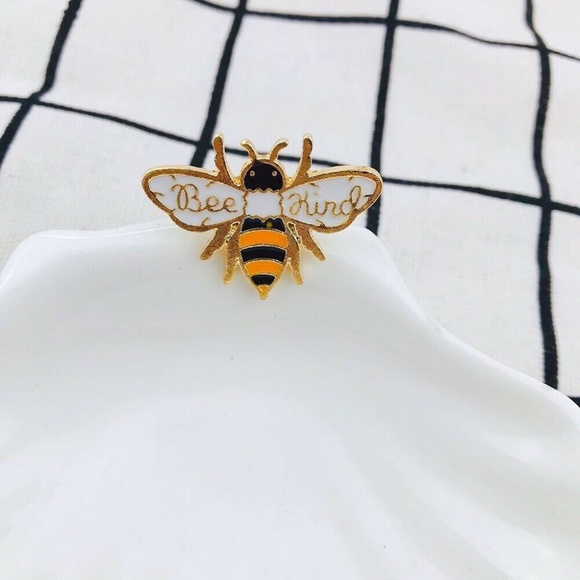 Bee Kind Enamel Pin - Picture 3 of 3